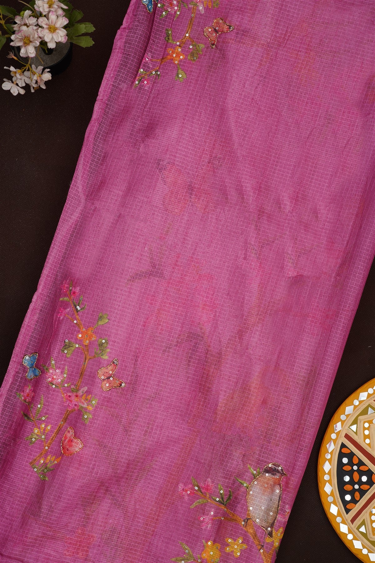 Fancy Kota Light Purple Saree