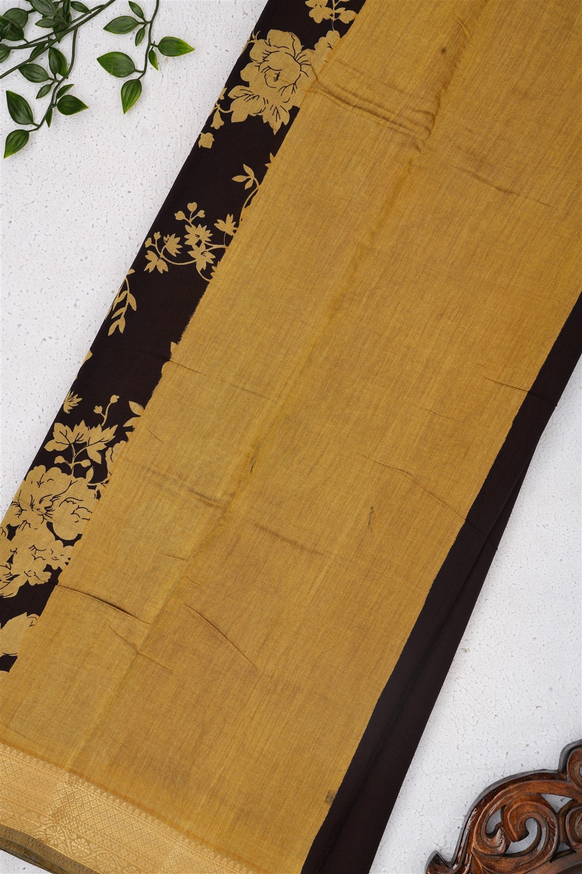 Fancy Maheshwari Silk Black Saree