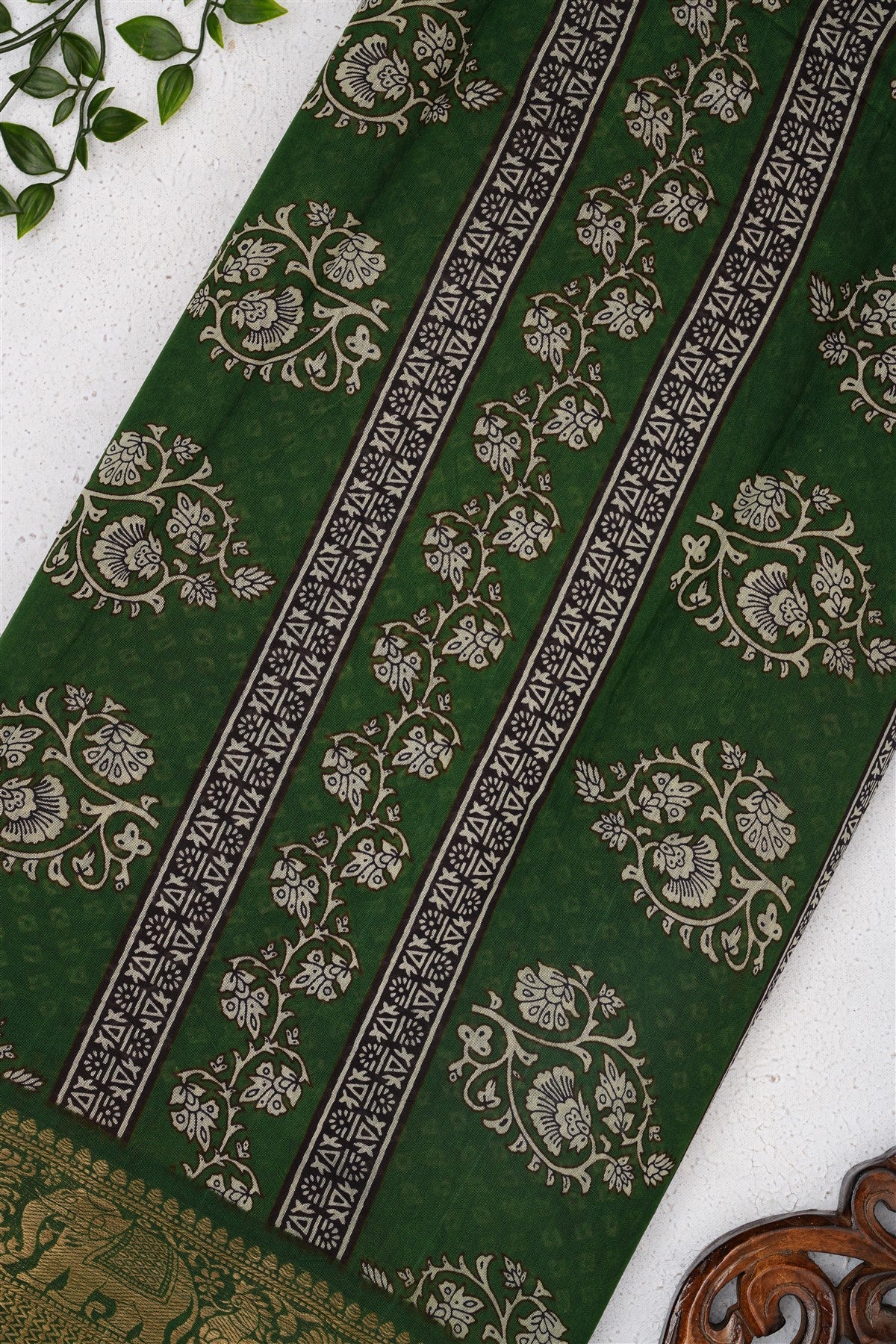Fancy Maheshwari Silk Black Saree