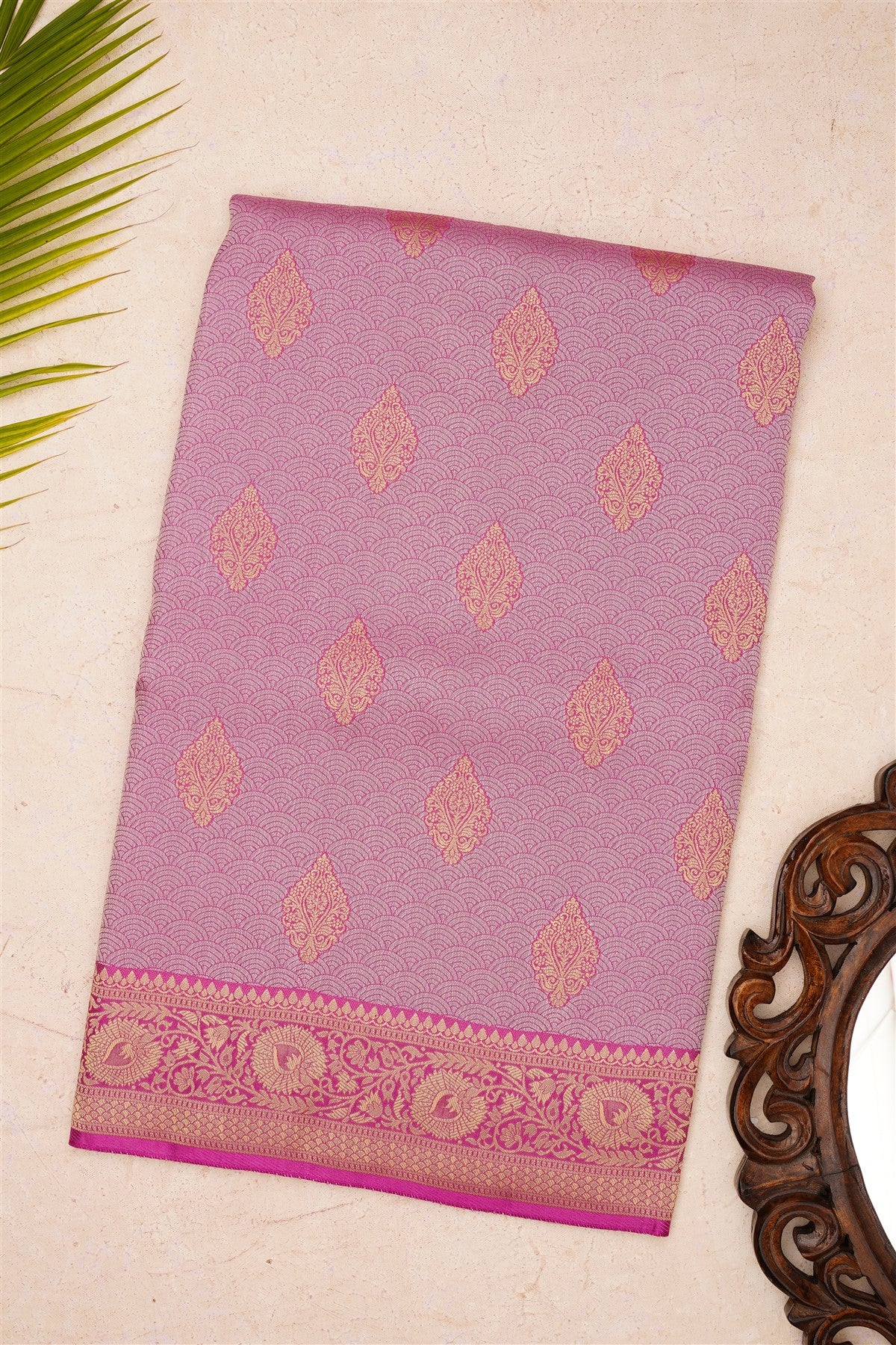 Banarasi Brocade Purple Saree