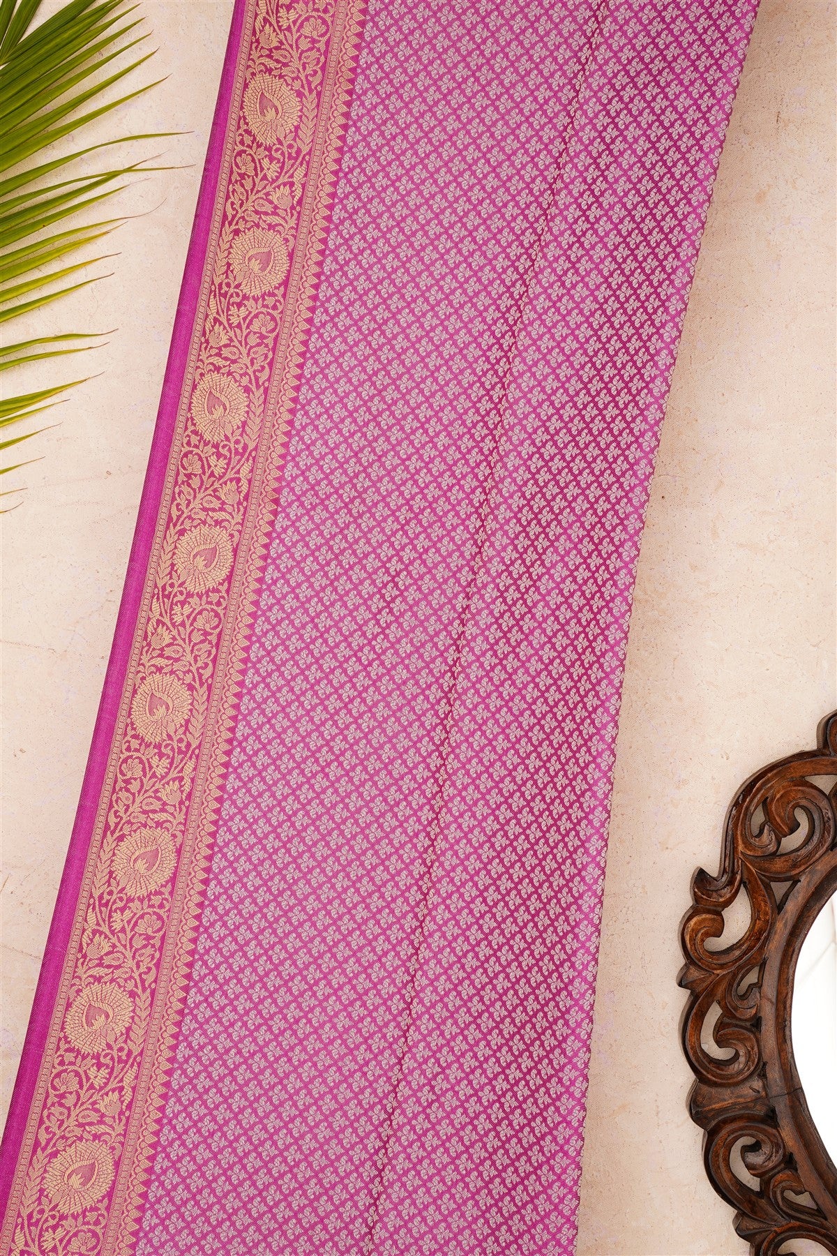 Banarasi Brocade Purple Saree