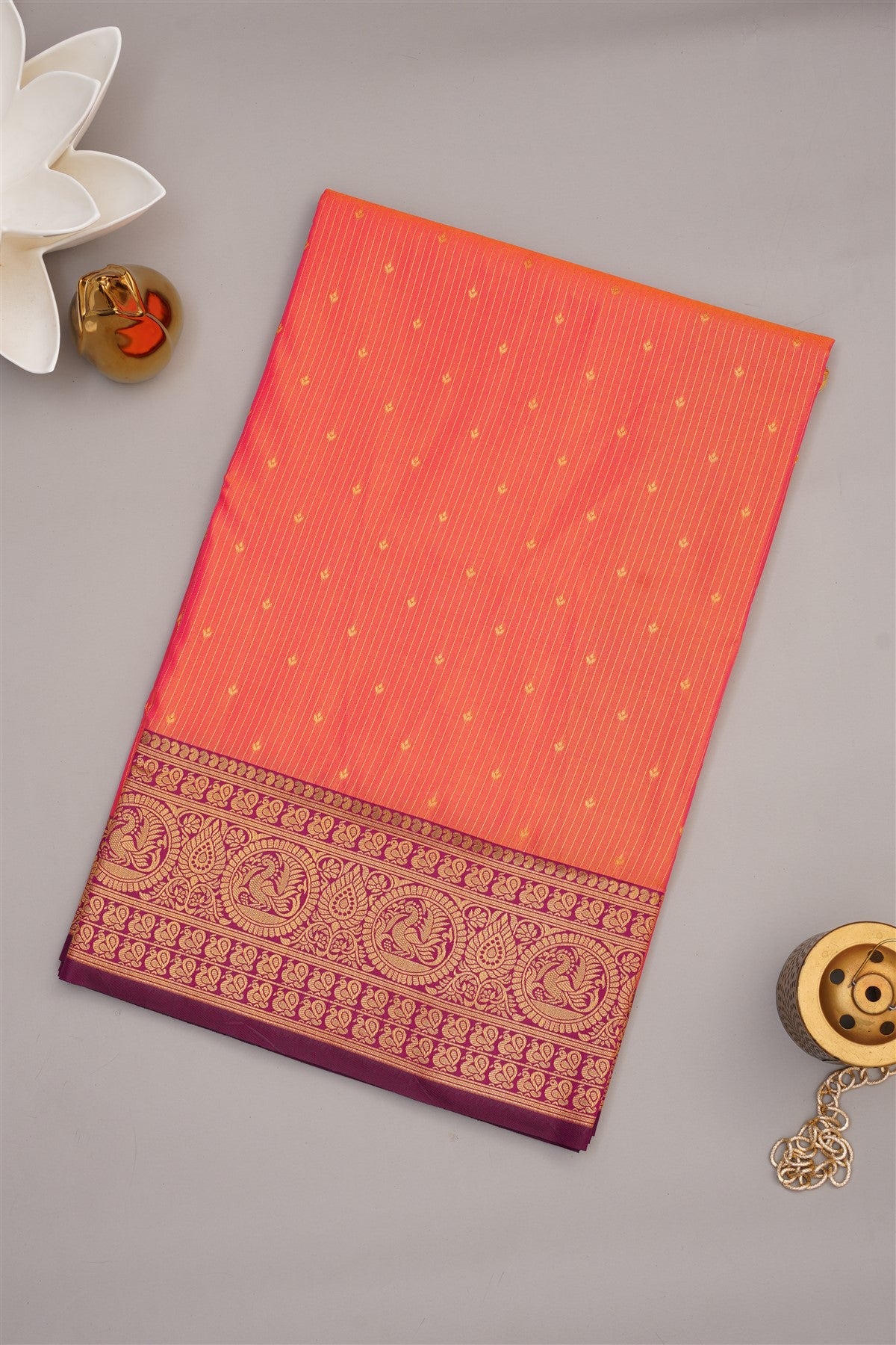 Banarasi Soft Silk Pink Saree