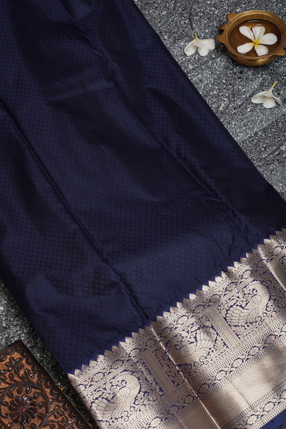 Semi Kanchipuram Silk Light Pink Saree