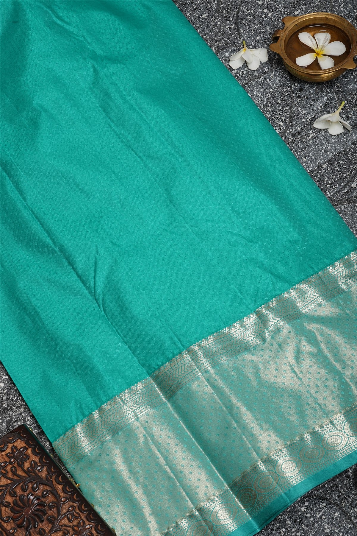 Semi Kanchipuram Silk Deep Pink Saree