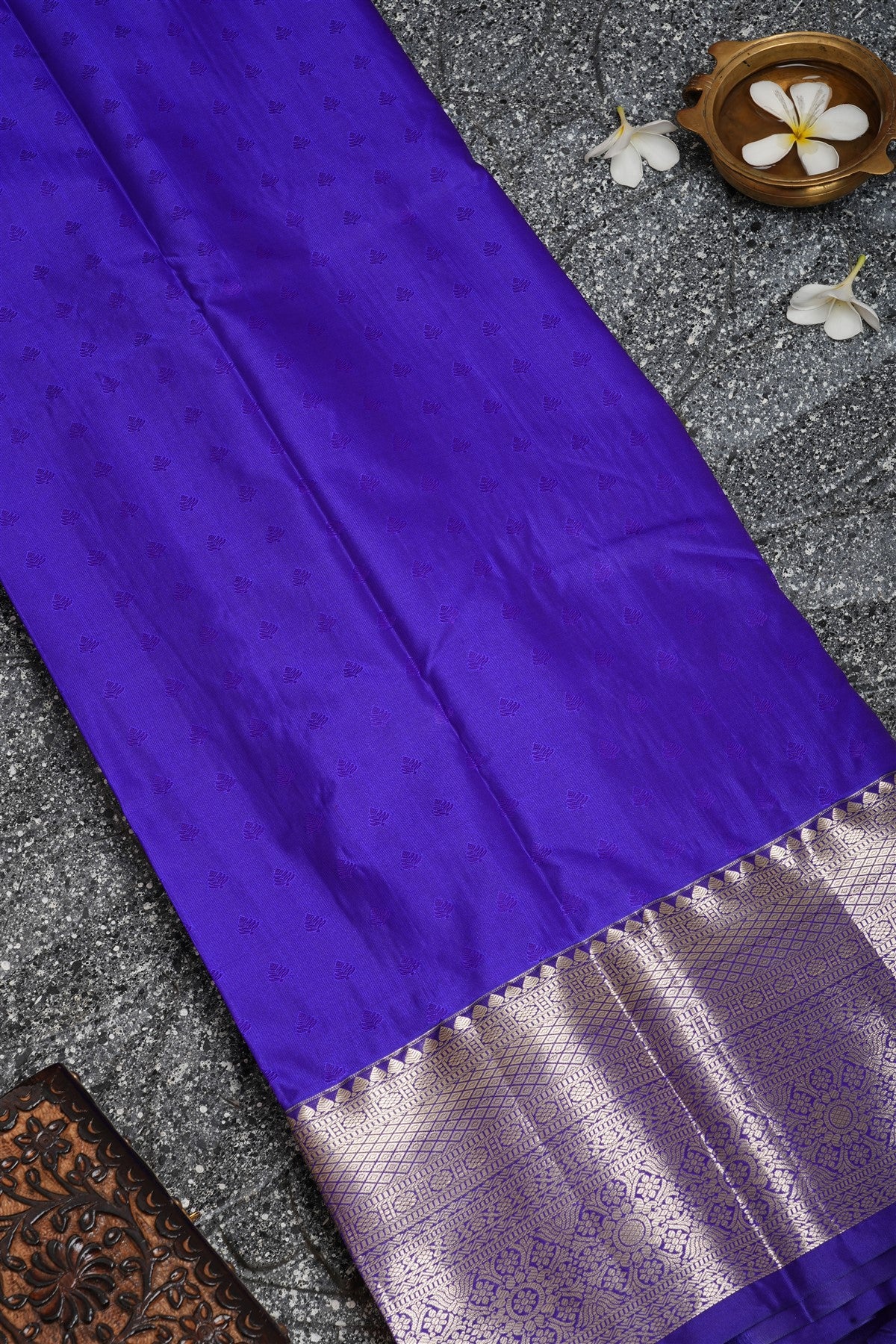 Semi Kanchipuram Silk Light Pink Saree