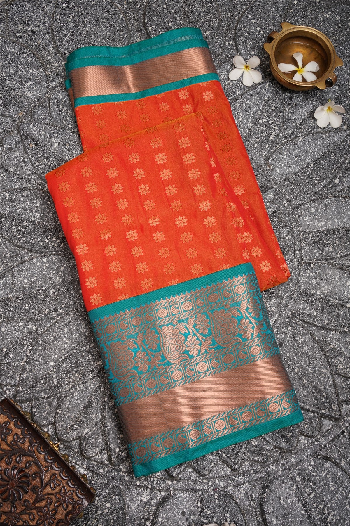Semi Pattu Silk Mustard Saree