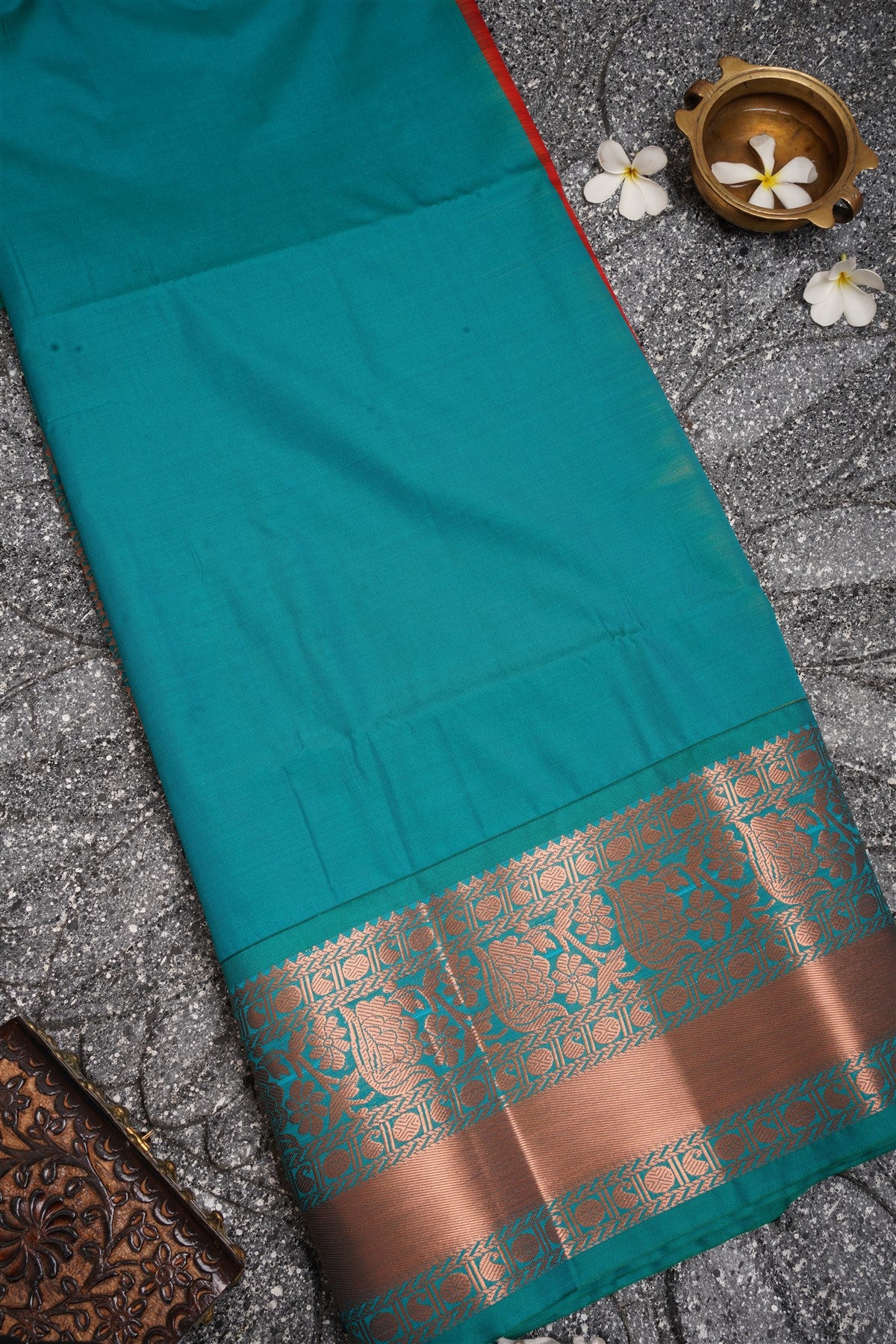 Semi Pattu Silk Mustard Saree