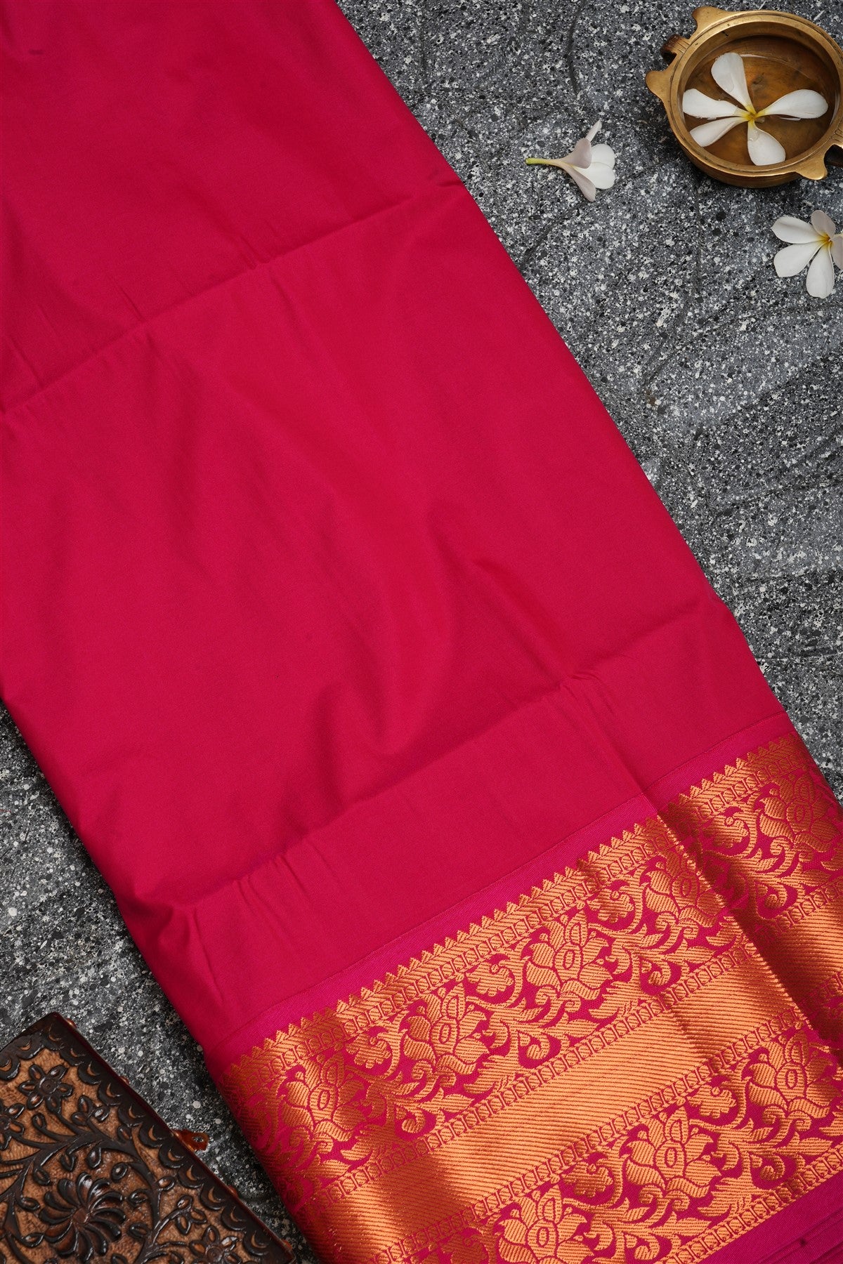 Semi Pattu Silk Yellow Saree
