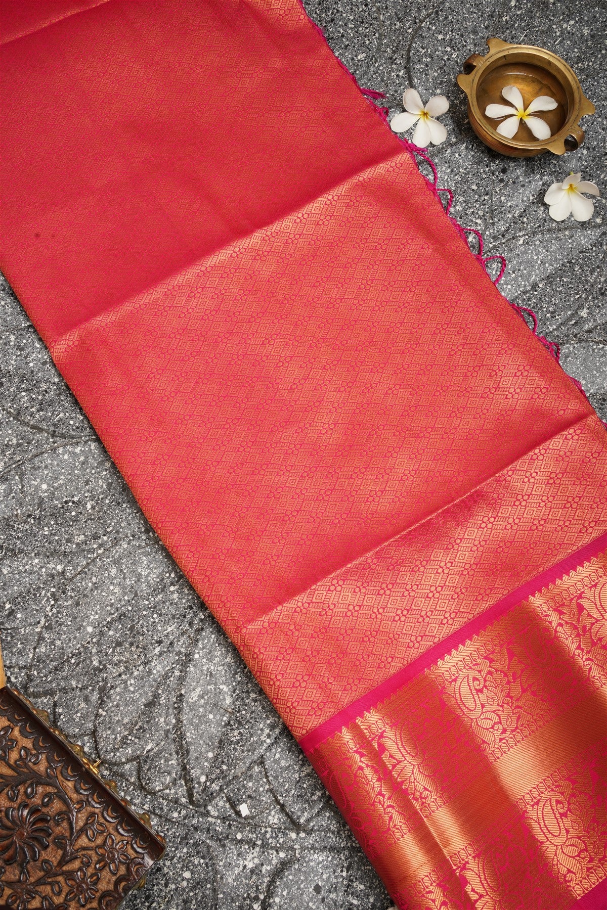 Semi Pattu Silk Green Saree