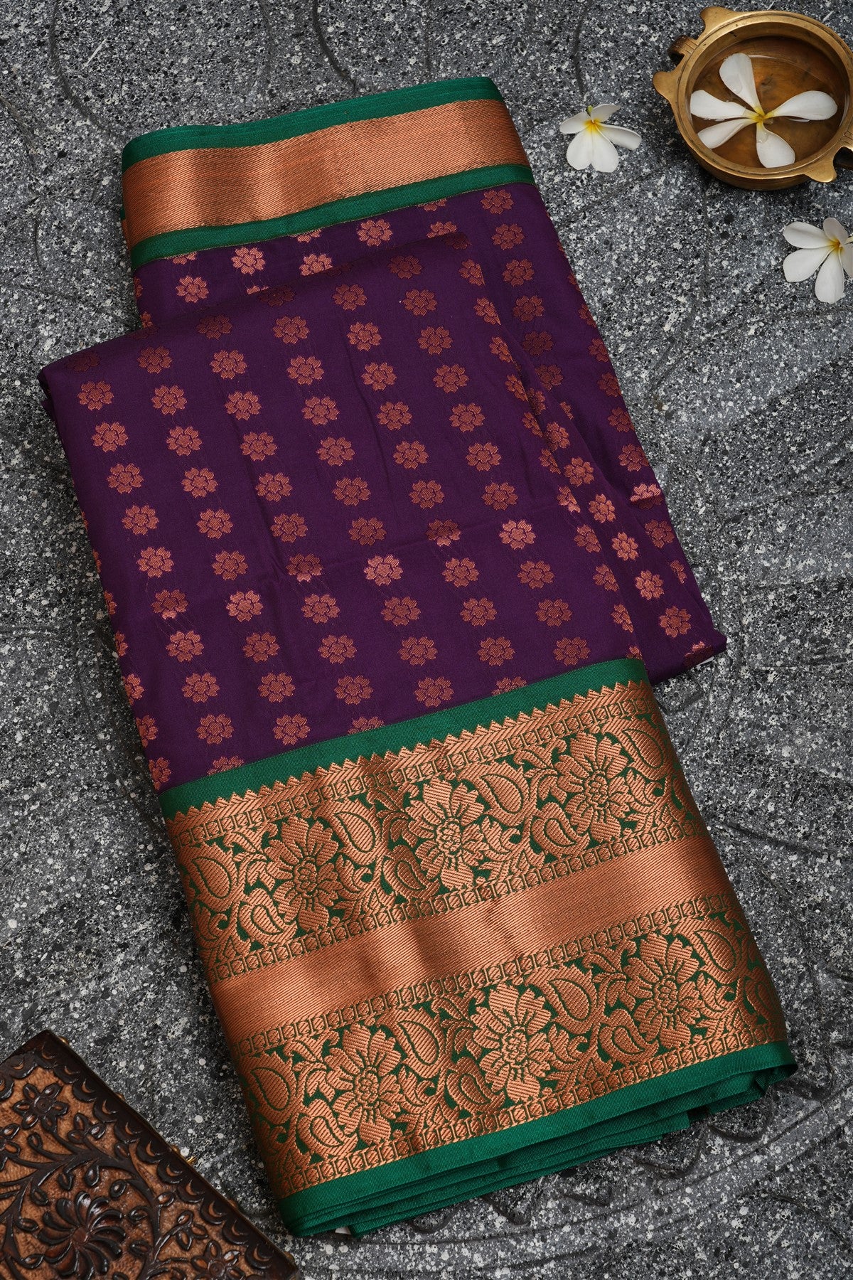 Semi Pattu Silk Light Voilet Saree