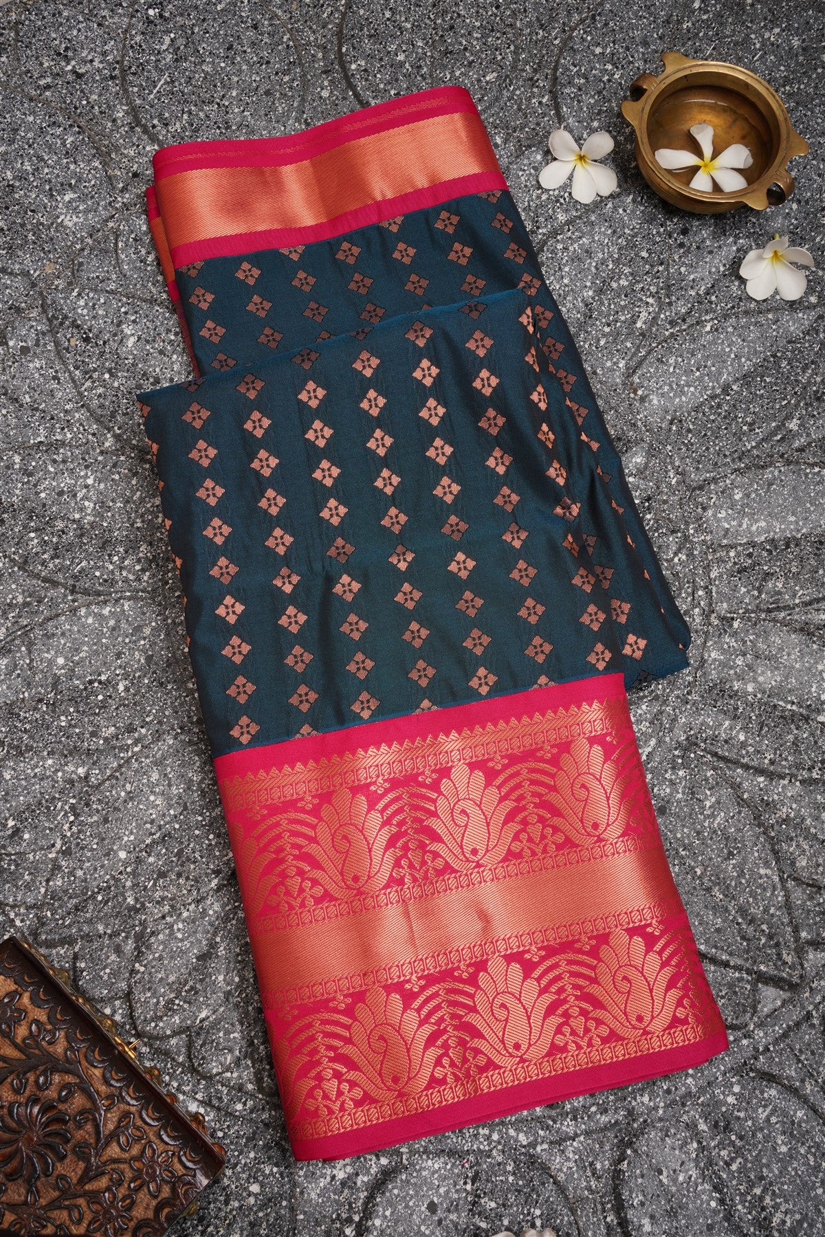 Semi Pattu Silk Dual Shade Saree