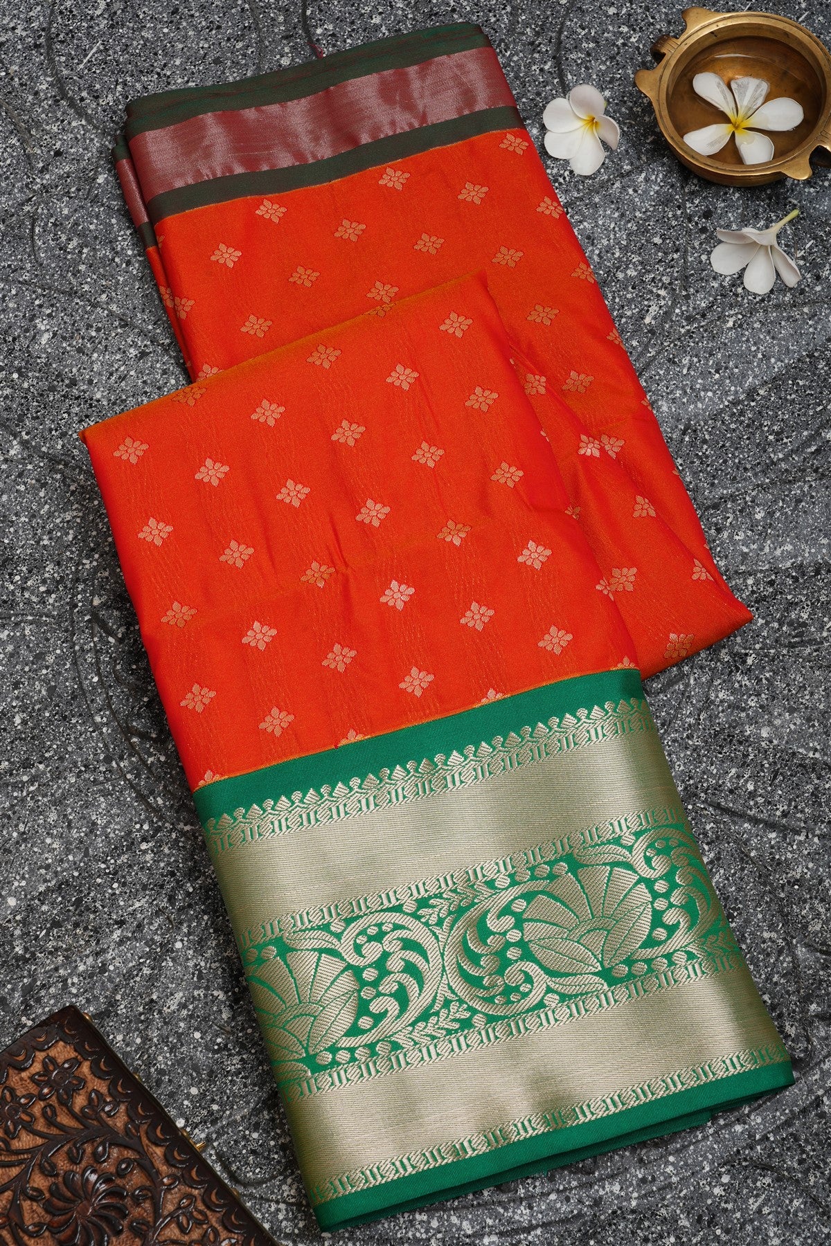 Semi Pattu Silk Mustard Saree