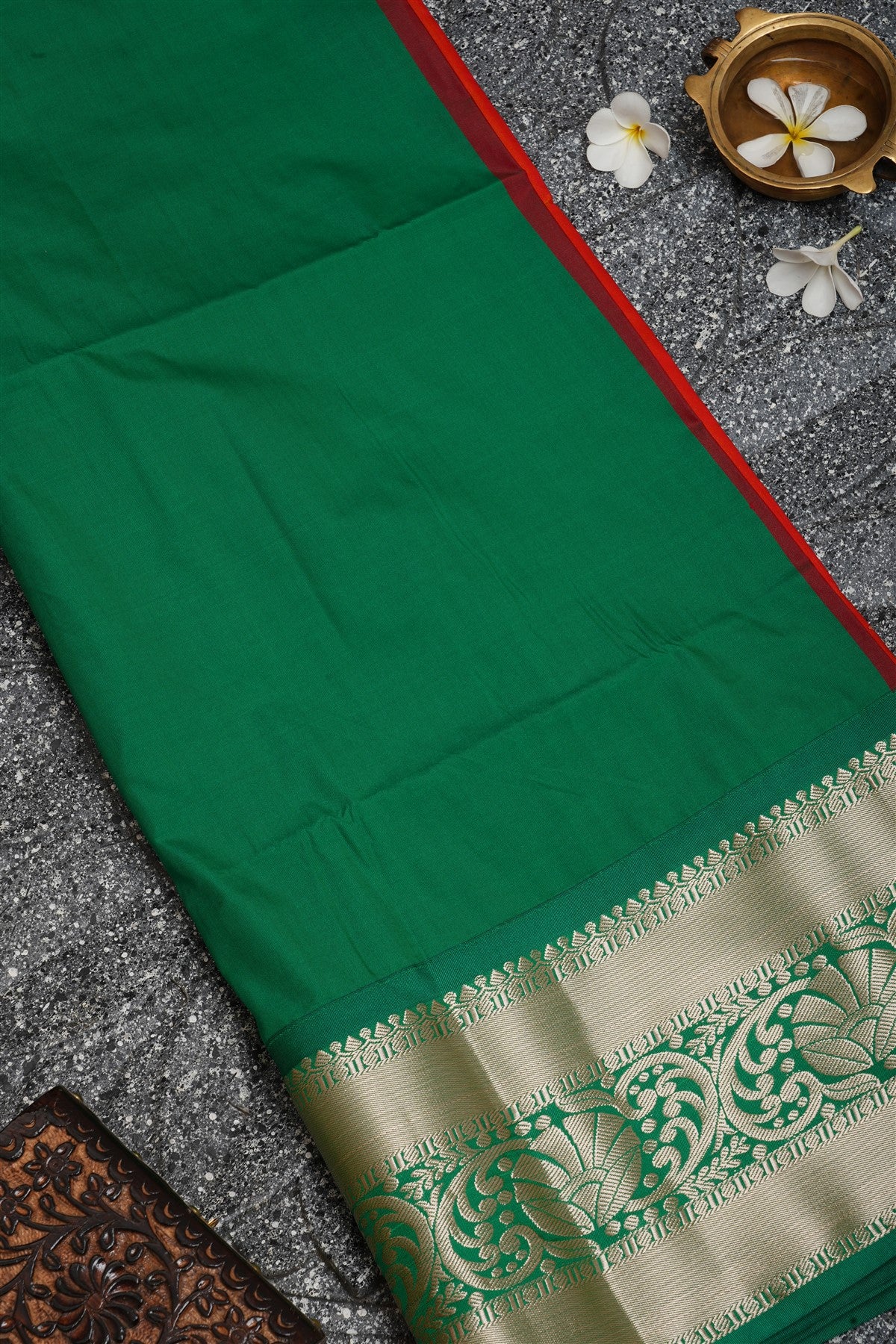 Semi Pattu Silk Mustard Saree