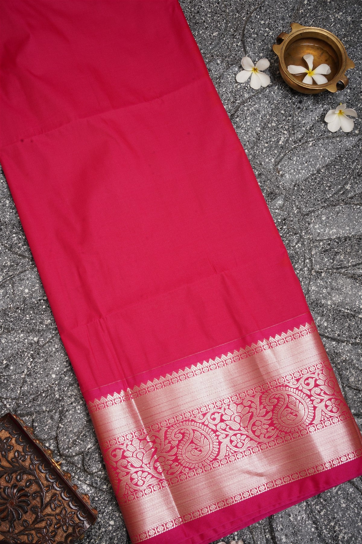 Semi Pattu Silk Yellow Saree
