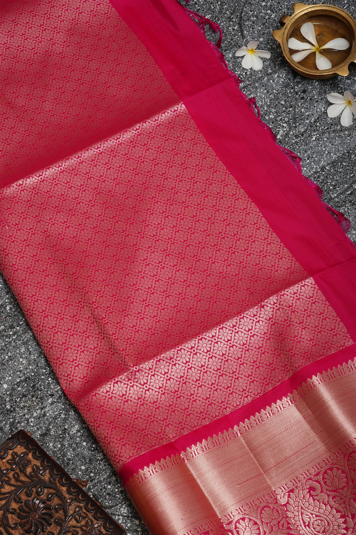 Semi Pattu Silk Navy Blue Saree