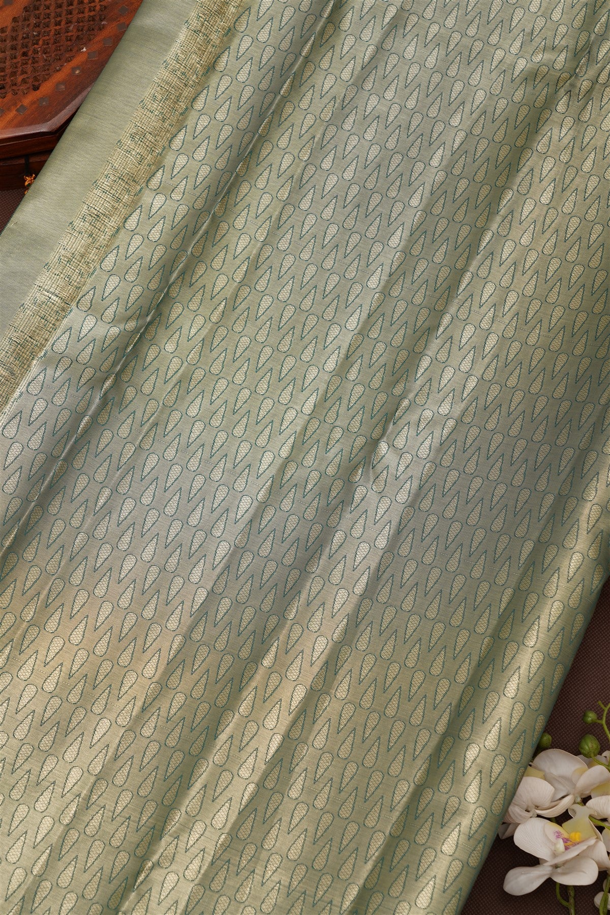 Semi Pattu Silk Blend Light Maroon Saree