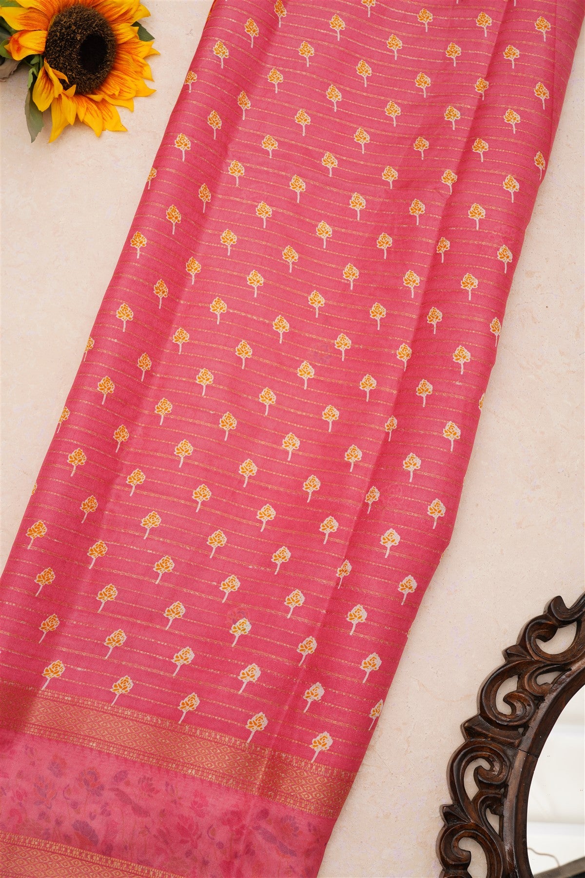 Fancy Dola Silk Light Pink Saree