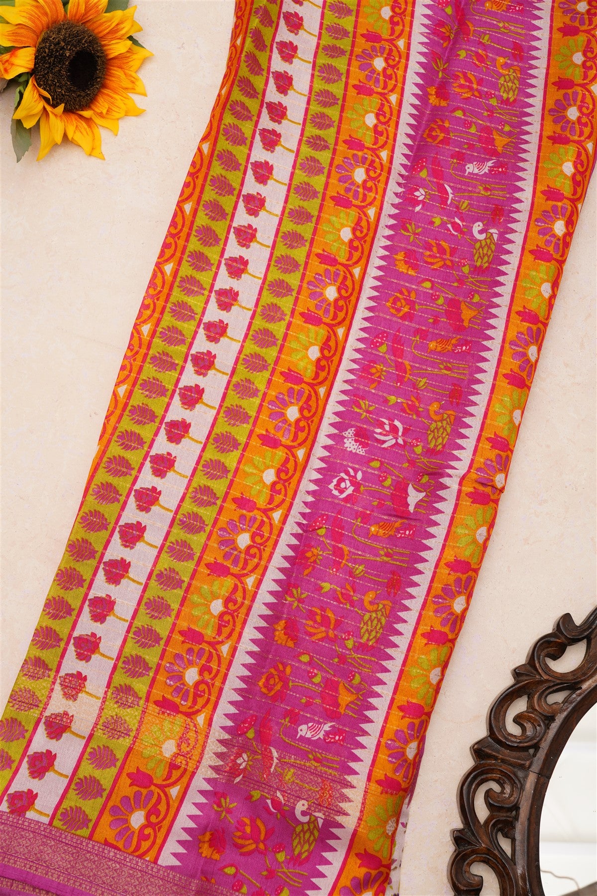 Fancy Dola Silk Purple Saree